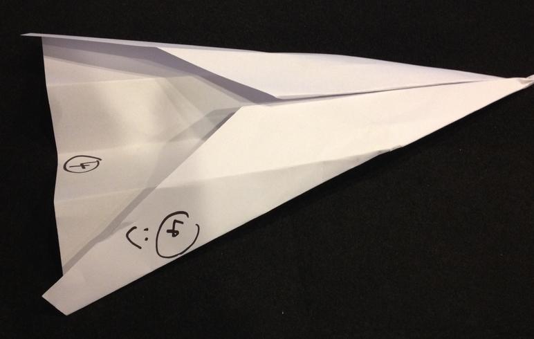 Paper Airplane Design "The Arrow"